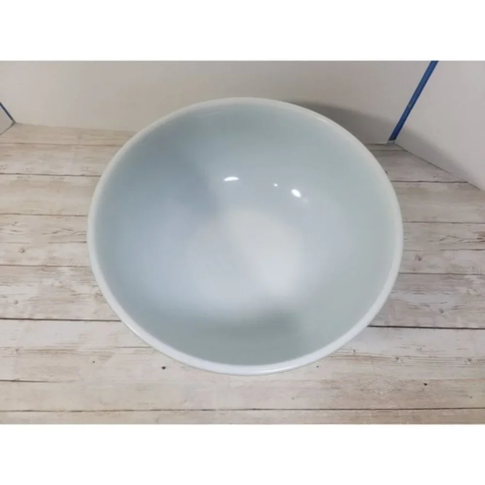 Vintage Olive Green‎ Pyrex 4 quart Nesting bowl #30 USA Ovenware 404